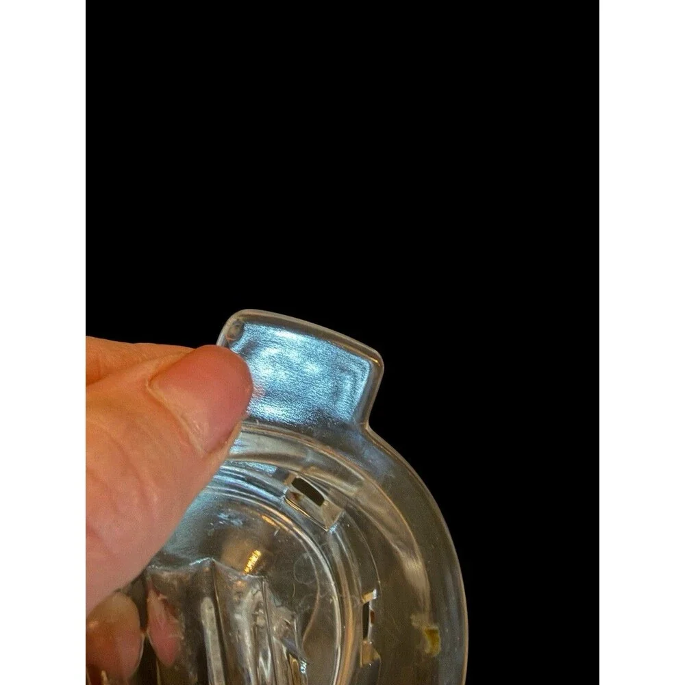 Vintage Clear Glass Orange Reamer Juicer Small Chip